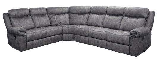 Knoxville Grey 3 pc Reclining Sectional